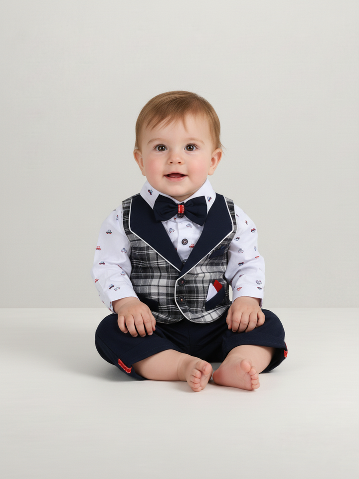 Imp Boys L/S Pant Suit 4Pcs #10 (W-23)