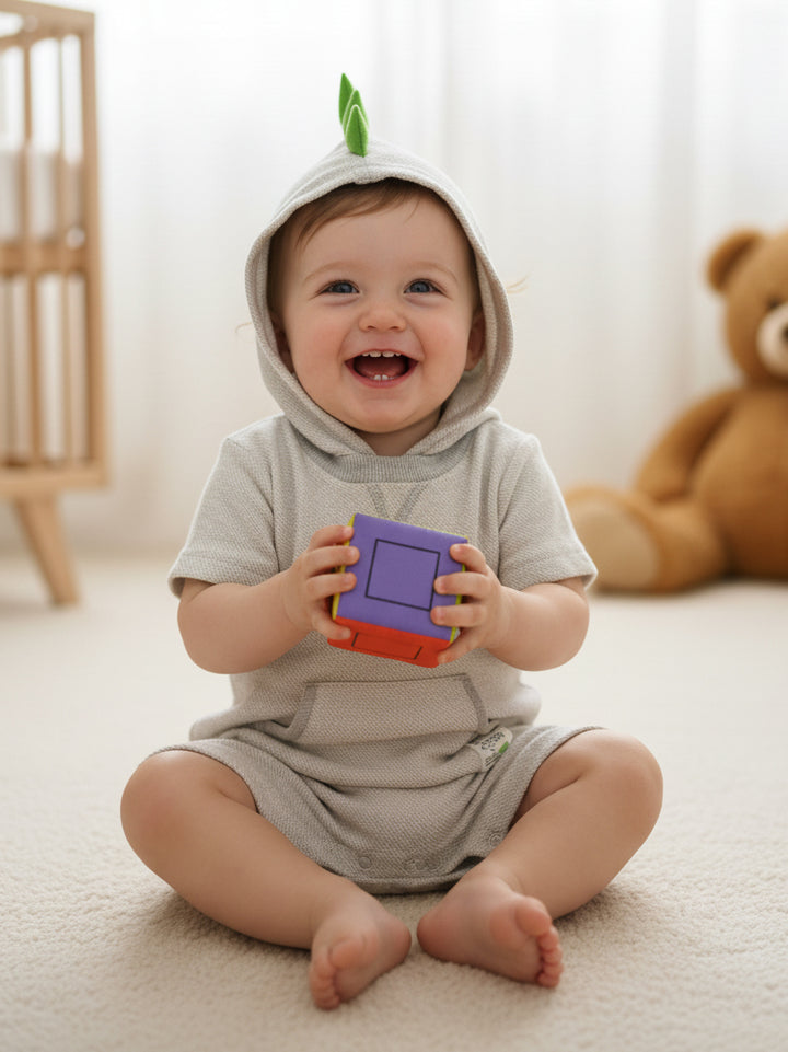 Carters Boys H/S Romper With Hood #22 (S-24)
