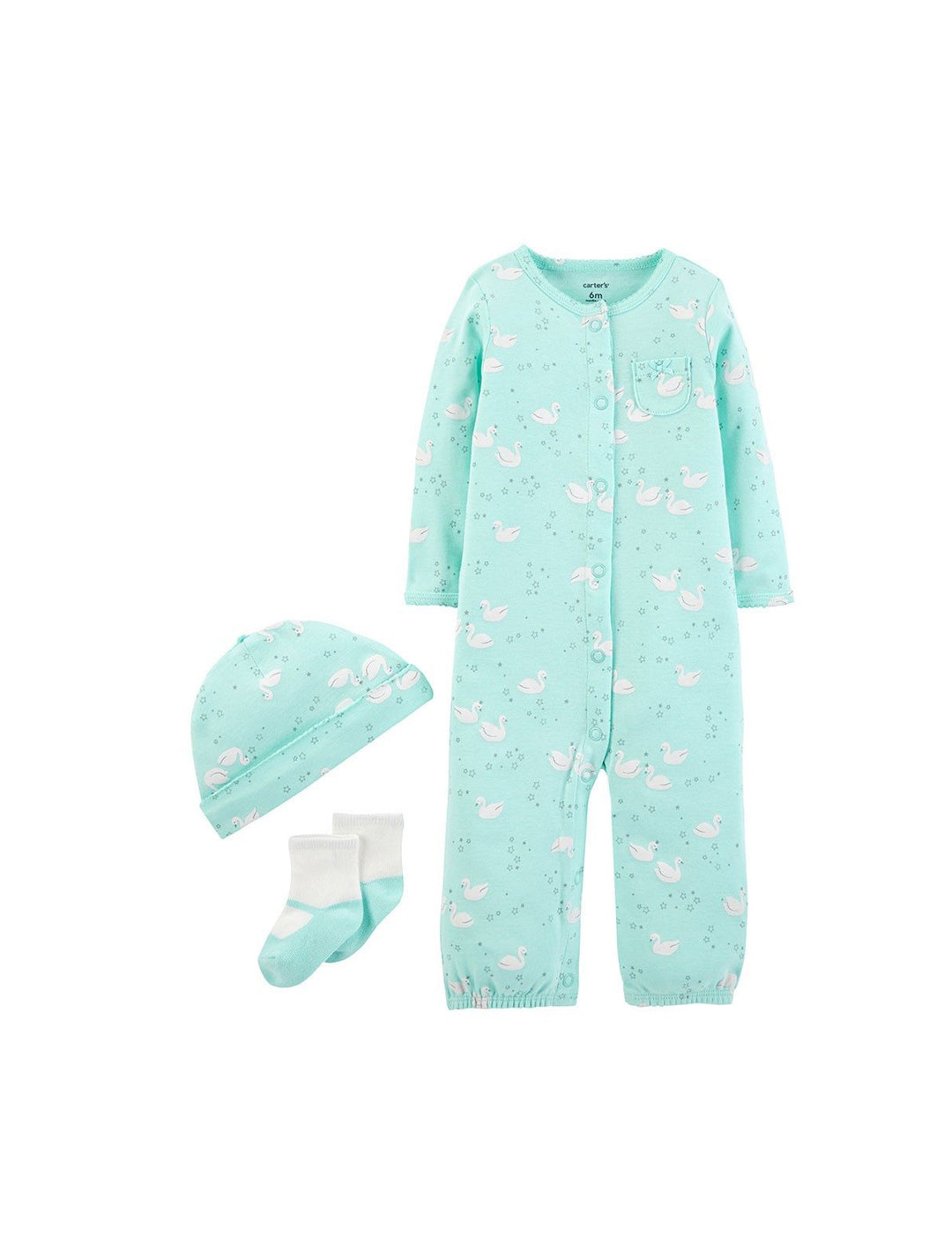 Carters Baby Romper With Cap & Socks #05 (W-24)