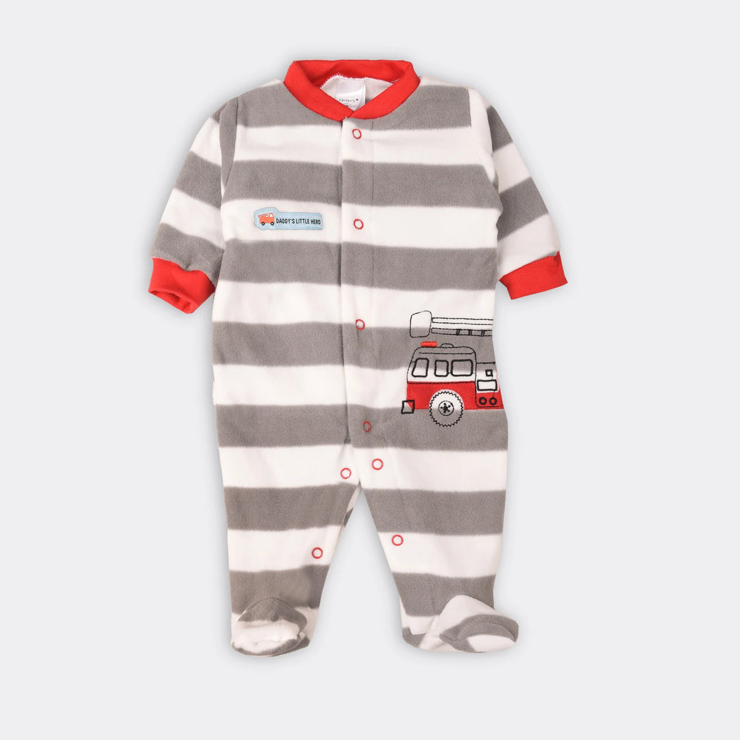 Carters Boys Fleece Romper L/S #03 (W-24)