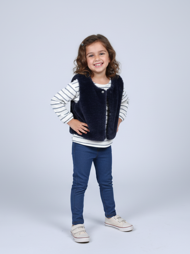 Primark Girls Tight Suit 3Pcs L/S #07 (W-24)