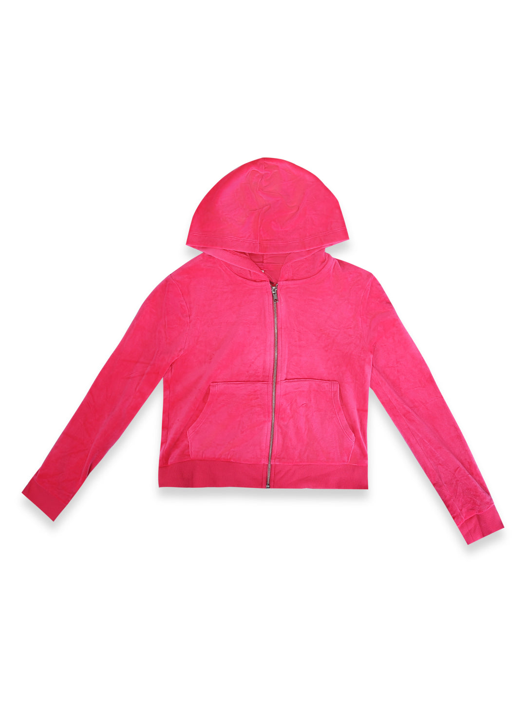 Imp Girls L/S Velvet Zipper Hoodie