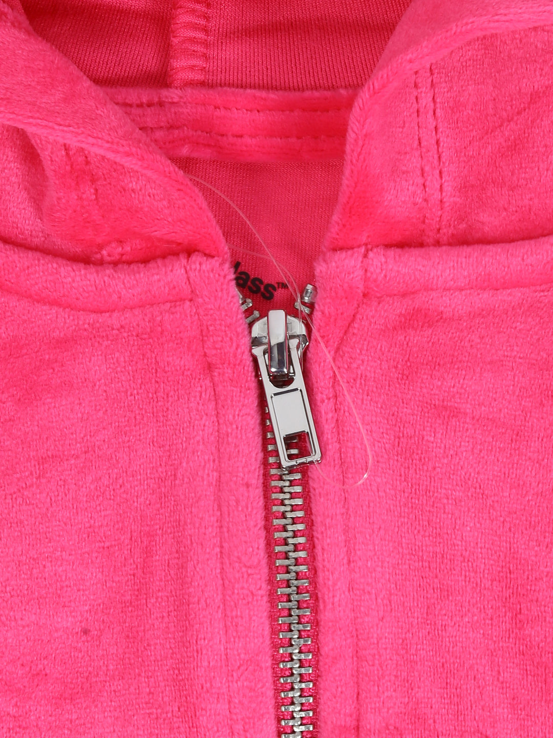 Imp Girls L/S Velvet Zipper Hoodie