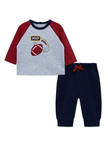 Little Me Boys Pajama Suit L/S #13334-1 (W-24)