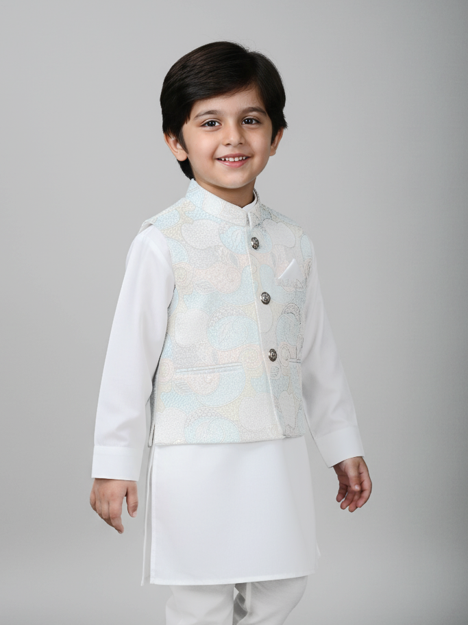 Tony Land Boys Chotu Shalwar Suit 3Pcs #25-701 (SS-25)