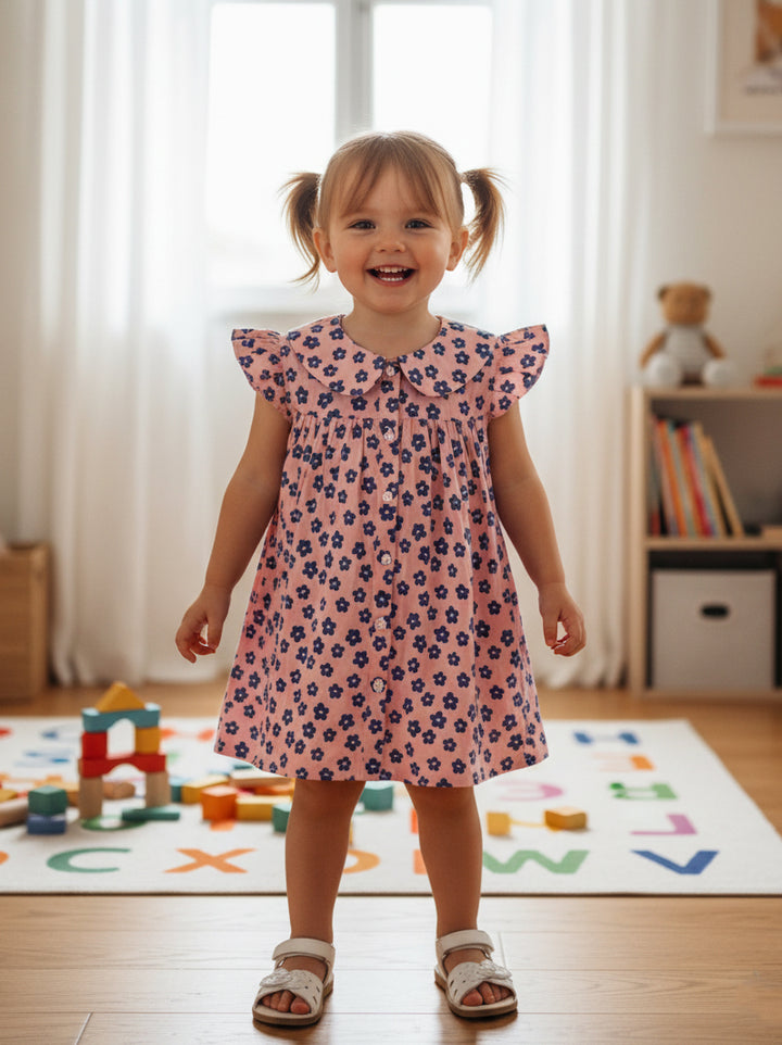 We Wonder Girls Cotton Frock C/S #WTG-014 (SS-25)