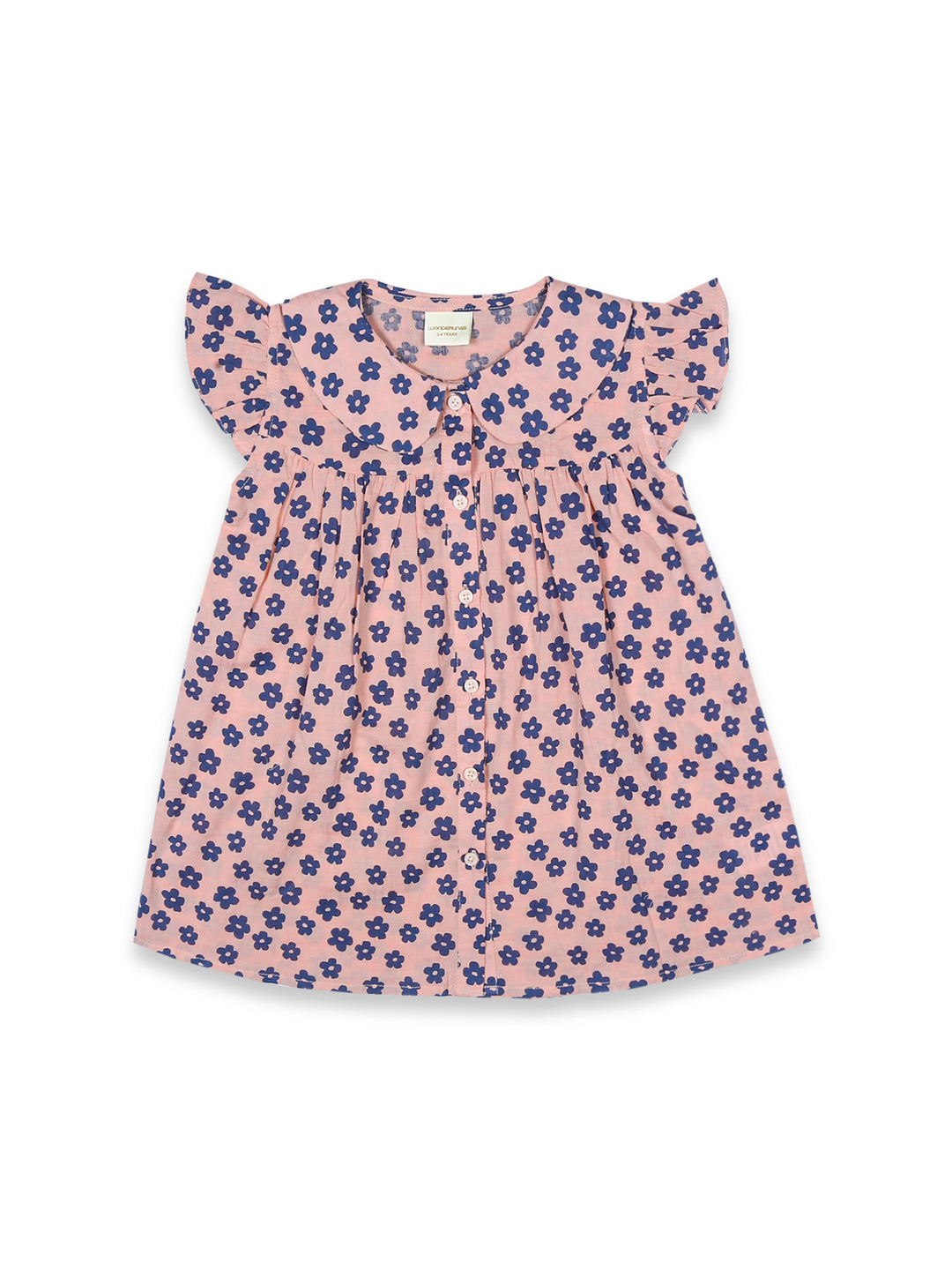 Wonderlings Girls Cotton Frock C/S #WTG-014 (SS-25)