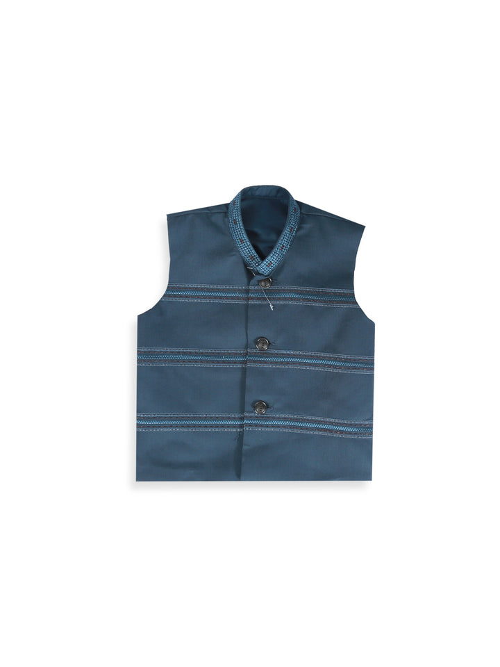 D2 Boys Shalwar Suit With Waist coat 3Pcs #313 (SS-25)
