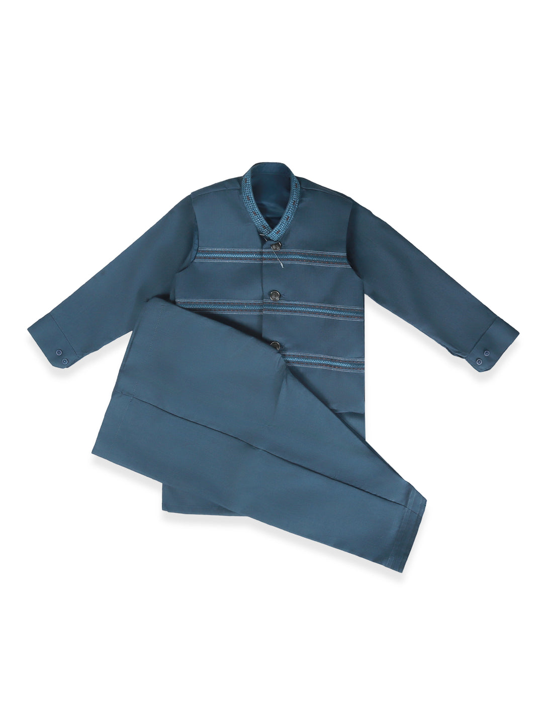 D2 Boys Shalwar Suit With Waist coat 3Pcs #313 (SS-25)