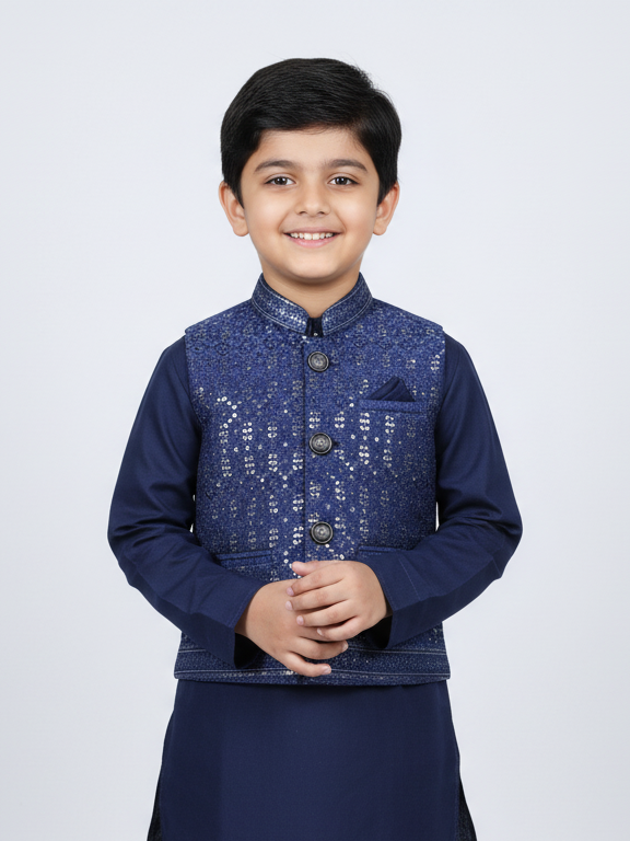 Tony Land Boys Shalwar Suit 3Pcs #25-720 (S-25)