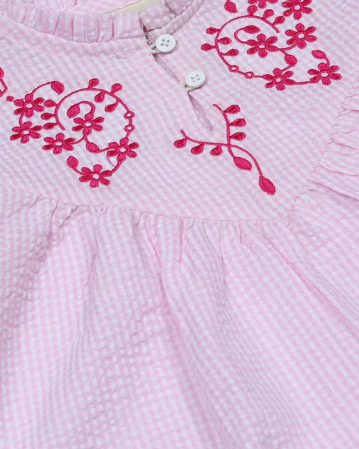 Wonderlings Girls Cotton Frock C/S #WIG-013 (SS-25)