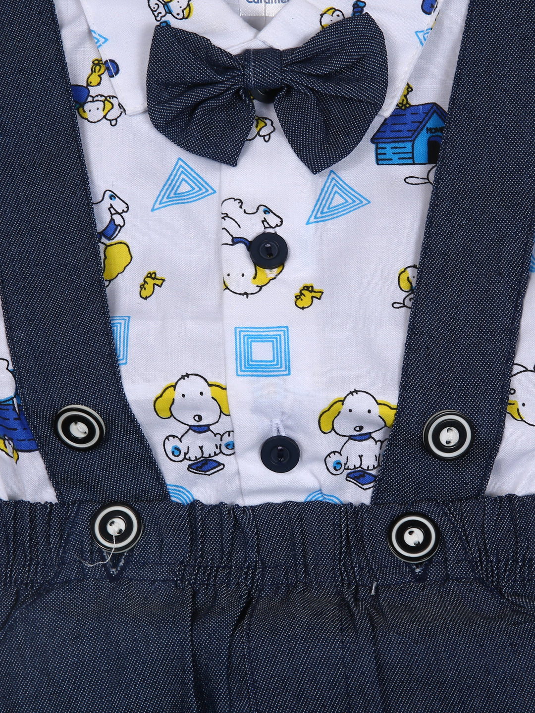 Mon Caramel Boys Dungree Suit H/S #02 (S-25)