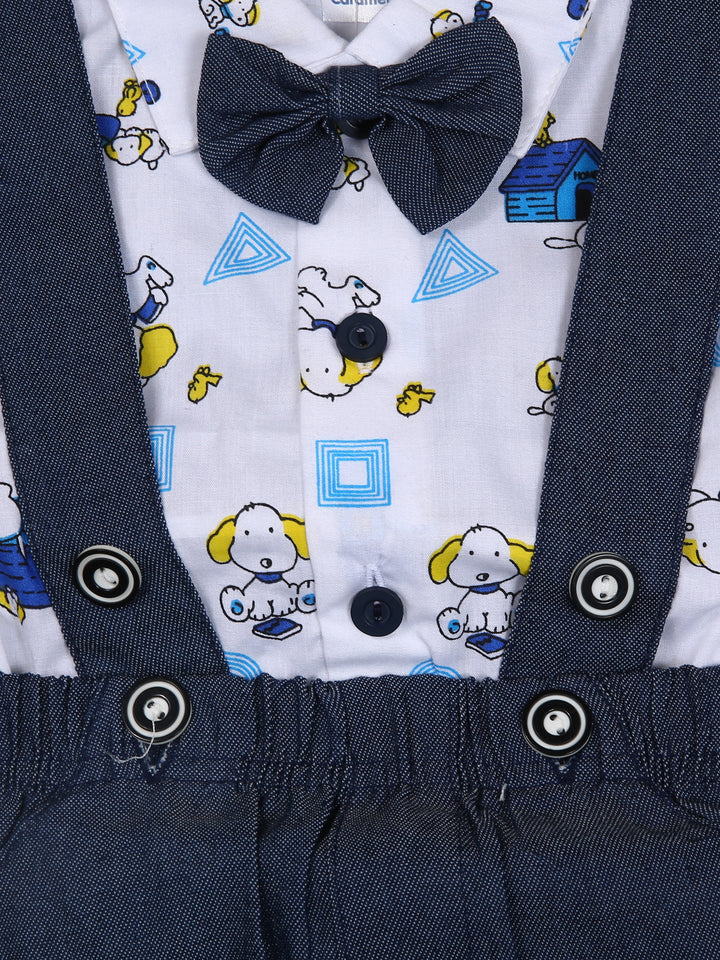 Mon Caramel Boys Dungree Suit H/S #02 (S-25)