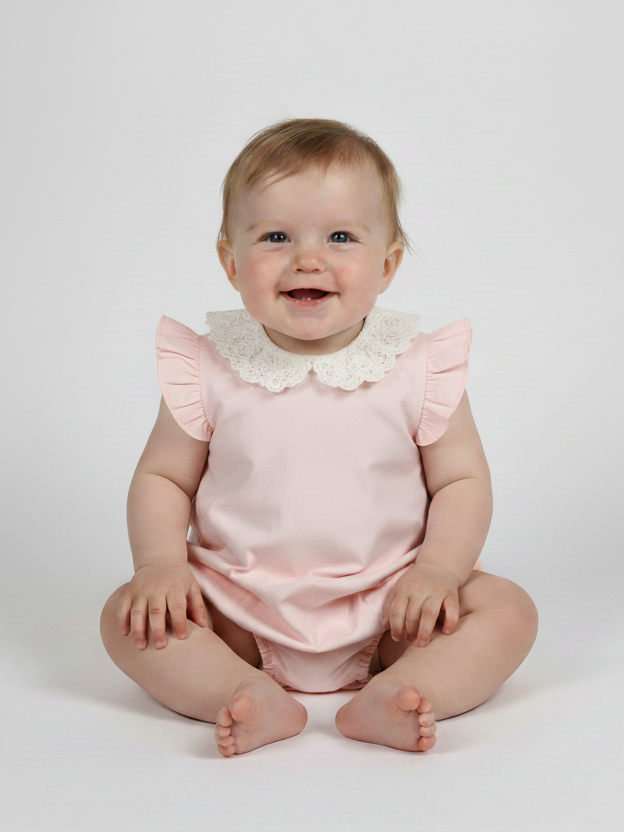 Mintini Girls Romper H/S #2413 (S-25)