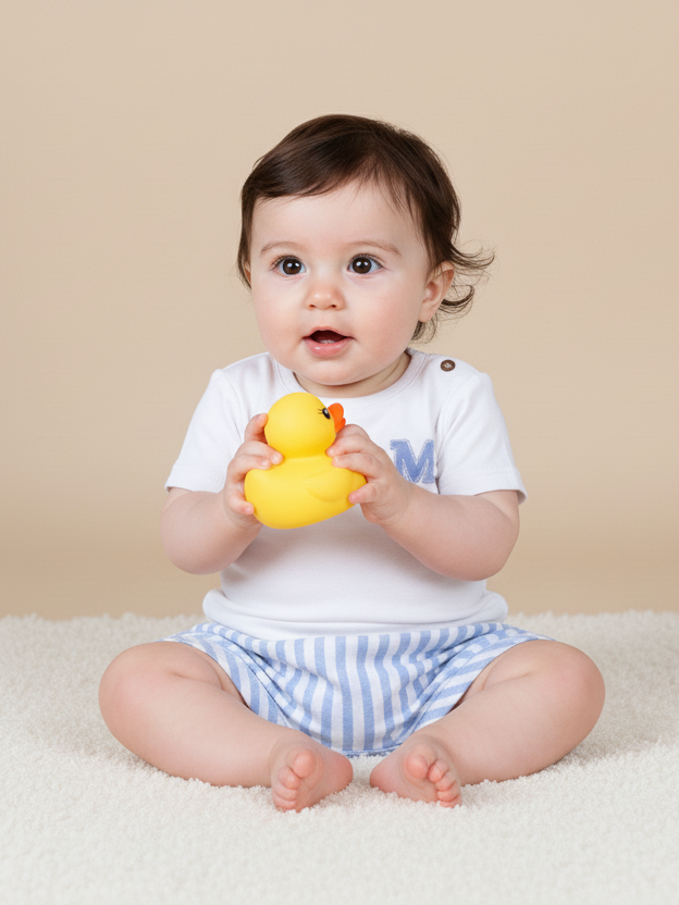 Mintini Boys Romper H/S #2409 (S-25)