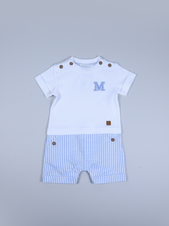 Mintini Boys Romper H/S #2409 (S-25)