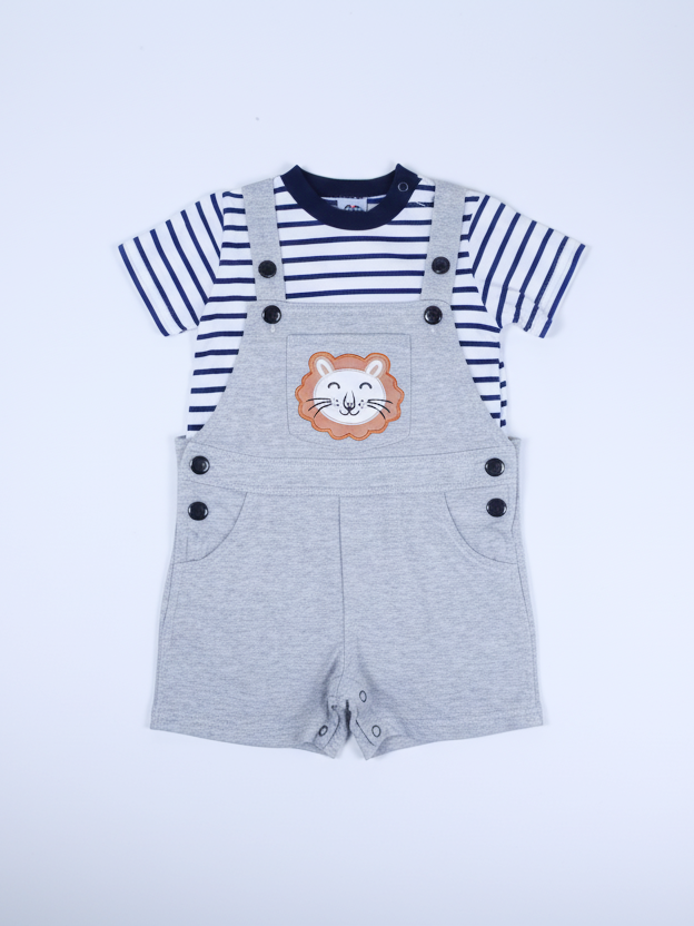Mon Caramel Boys Romper H/S #2392 (S-25)