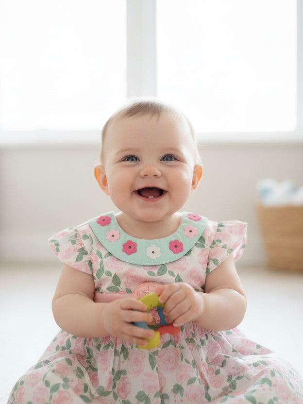 Wonder Child Girls Romper C/S #247-077 (S-25)