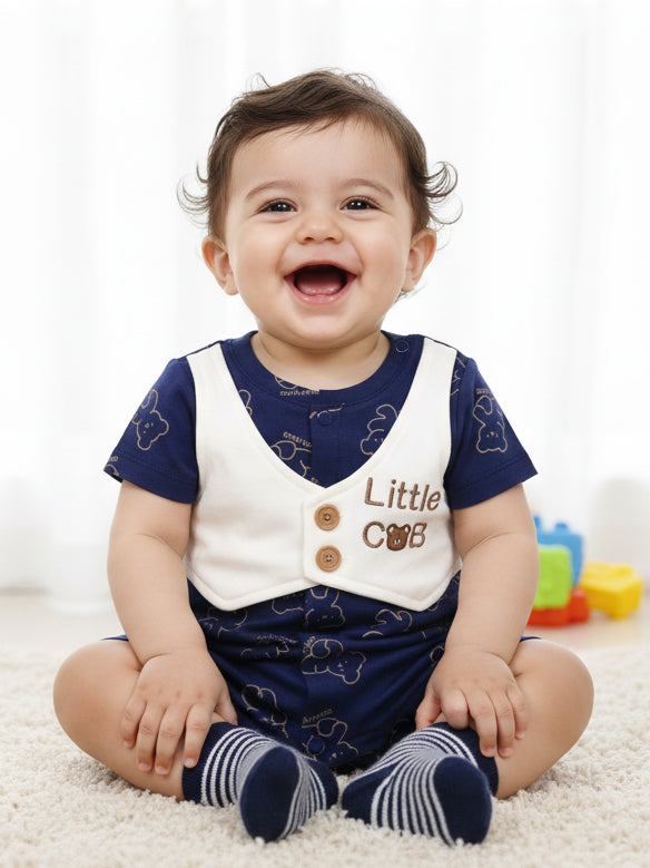 Wonder Child Boys Romper H/S #244-001 (S-25)