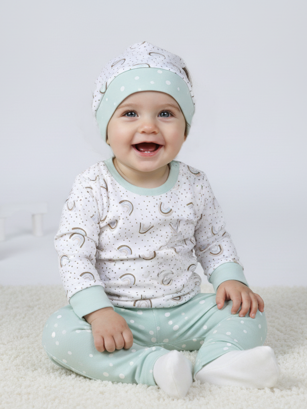 Wonder Child Girls Tight Suit 3Pcs L/S #244-016 (S-25)
