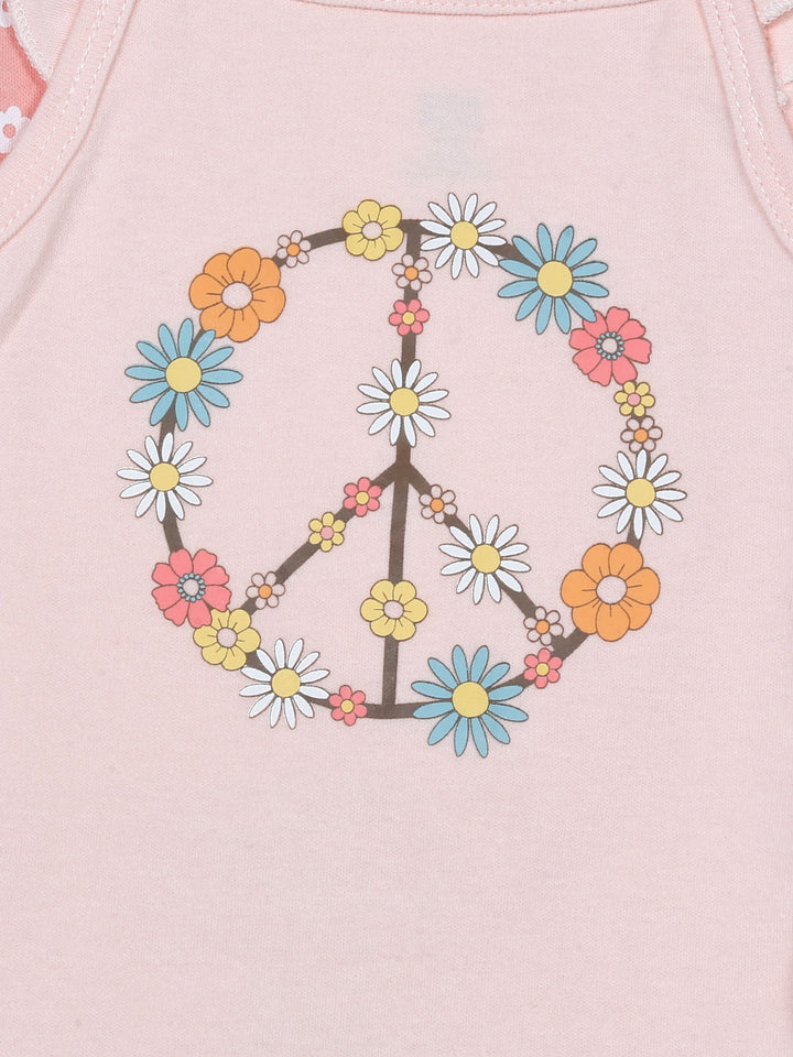 Hudson Girls Body Suit S/L 5Pk Hanger #24225 (S-25)