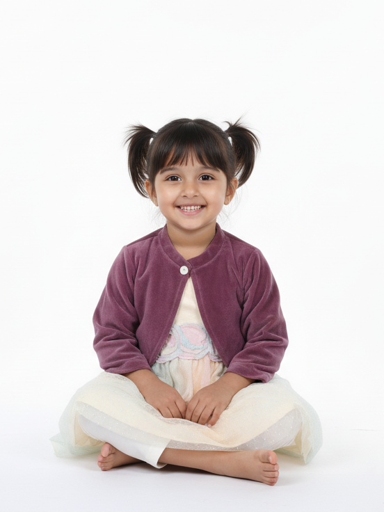 Wonder Child Girls Fancy Frock Suit 3Pcs #281-020 (W-25)