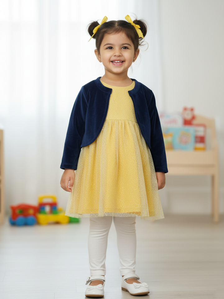 Wonder Child Girls Fancy Frock Suit 3Pcs #281-010 (W-25)