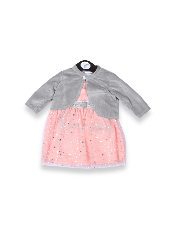 Wonder Child Girls Fancy Frock Suit 3Pcs #281-001 (W-25)