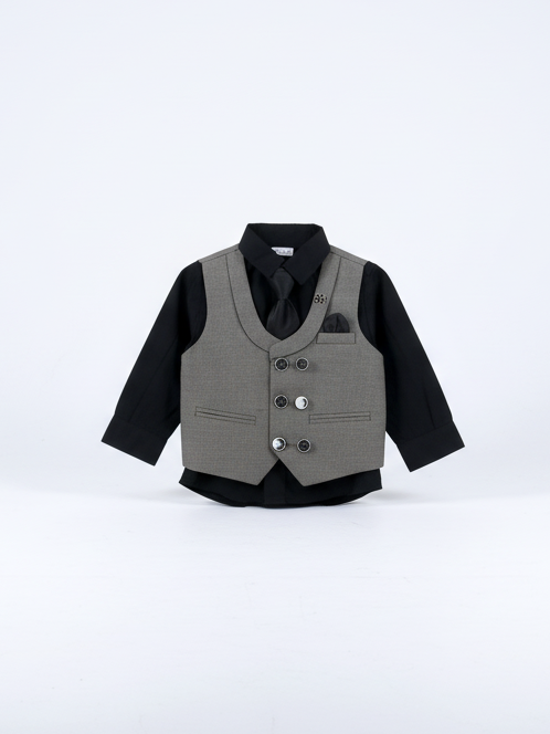 Young Fashion Boys Waist Coat Suit #2025-06 (W-25)