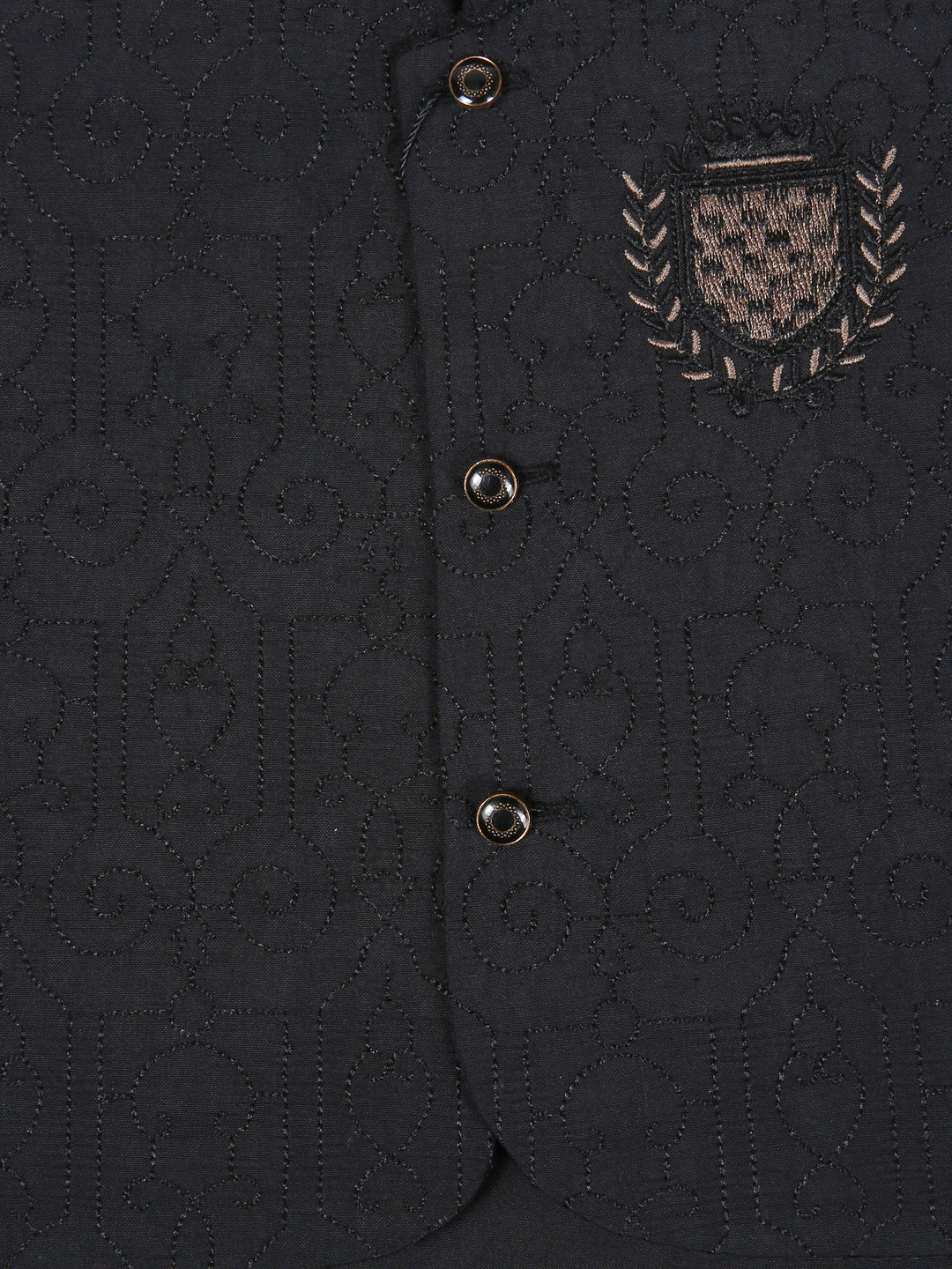 Young Fashion Boys Shalwar Suit With Waist Coat #300-26 (W-25)