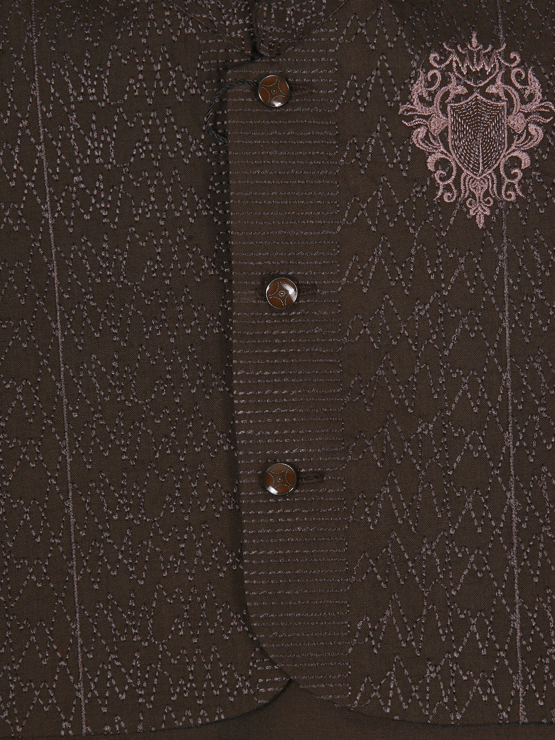 Young Fashion Boys Shalwar Suit With Waist Coat #300-06 (W-25)