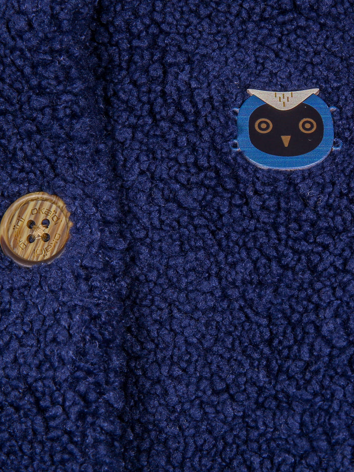 Okaidi Girls Cardigan With Furr #04 (W-25)