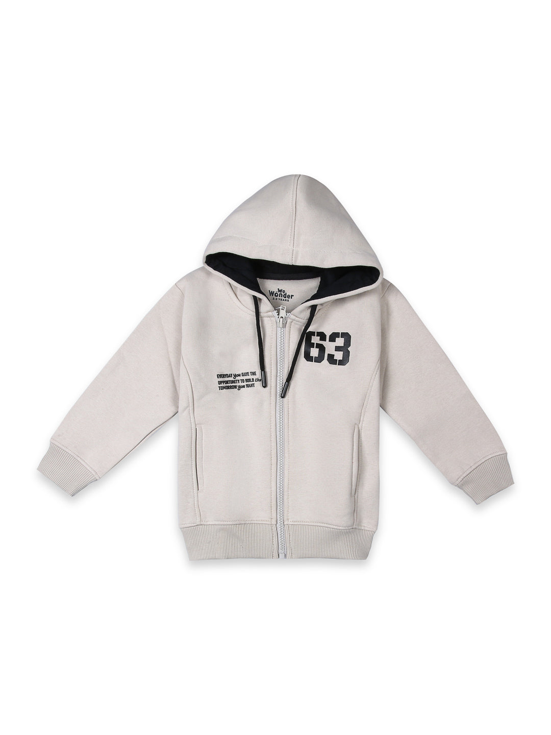 We Wonder Boys Zipper Hoodie L/S #UKB/W25-051 (W-25)