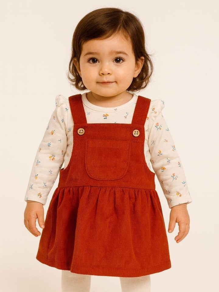 George Girls Frock Suit L/S 3Pcs #05 (W-25)