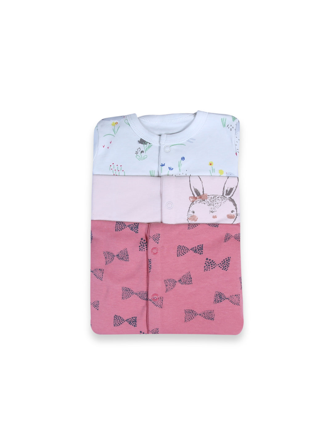 Mamas & Papas Girls Romper L/S 3Pk #01 (W-25)