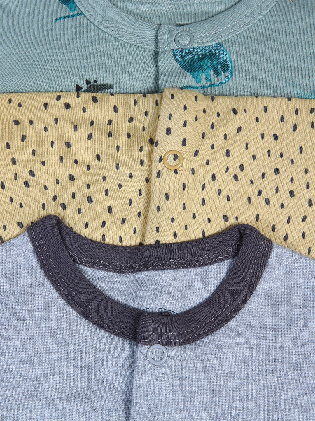 Mamas & Papas Boys Romper L/S 3Pk #02 (W-25)