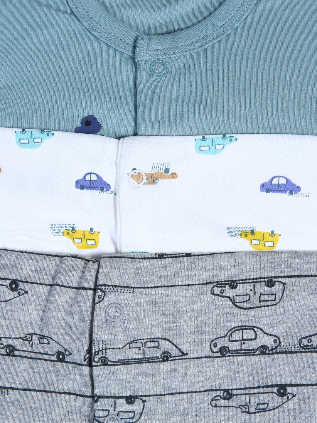 Mamas & Papas Boys Romper L/S 3Pk #02 (W-25)