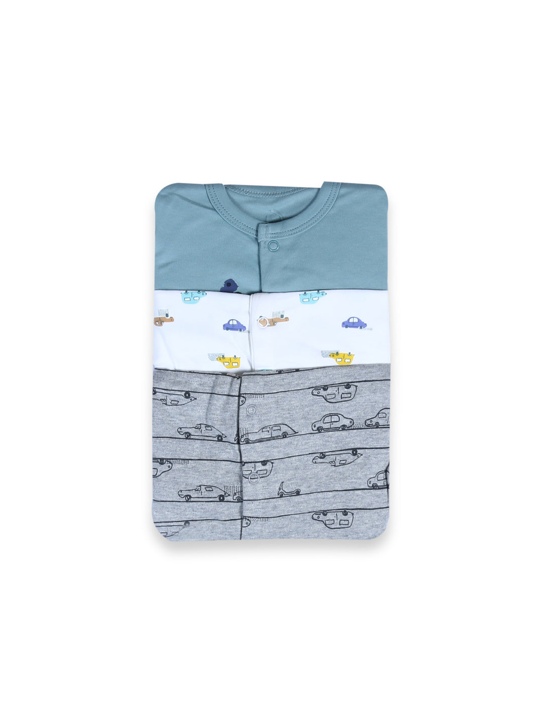 Mamas & Papas Boys Romper L/S 3Pk #02 (W-25)