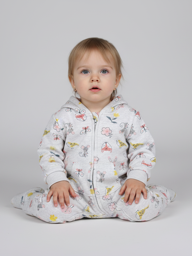 Imp Girls Quilted Romper L/S #05 (W-25)