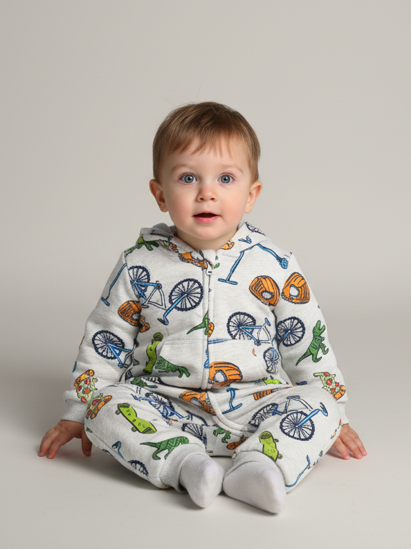 Imp Boys Quilted Romper L/S #06 (W-25)