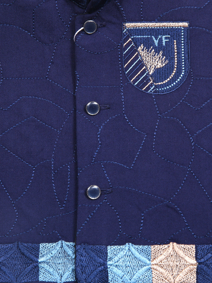Young Fashion Boys Shalwar Suit & Waist Coat #300-8 (W-25)