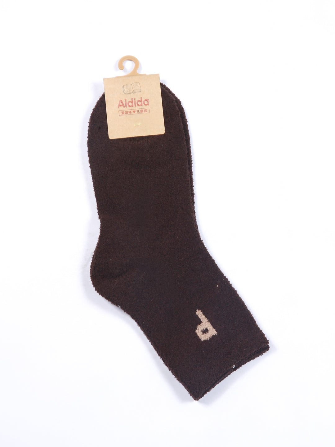 Imp Boys Socks Velour #NR1080 (W-25)(Coffee)