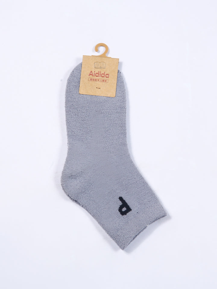 Imp Boys Socks Velour #NR1080 (W-25)(Grey)