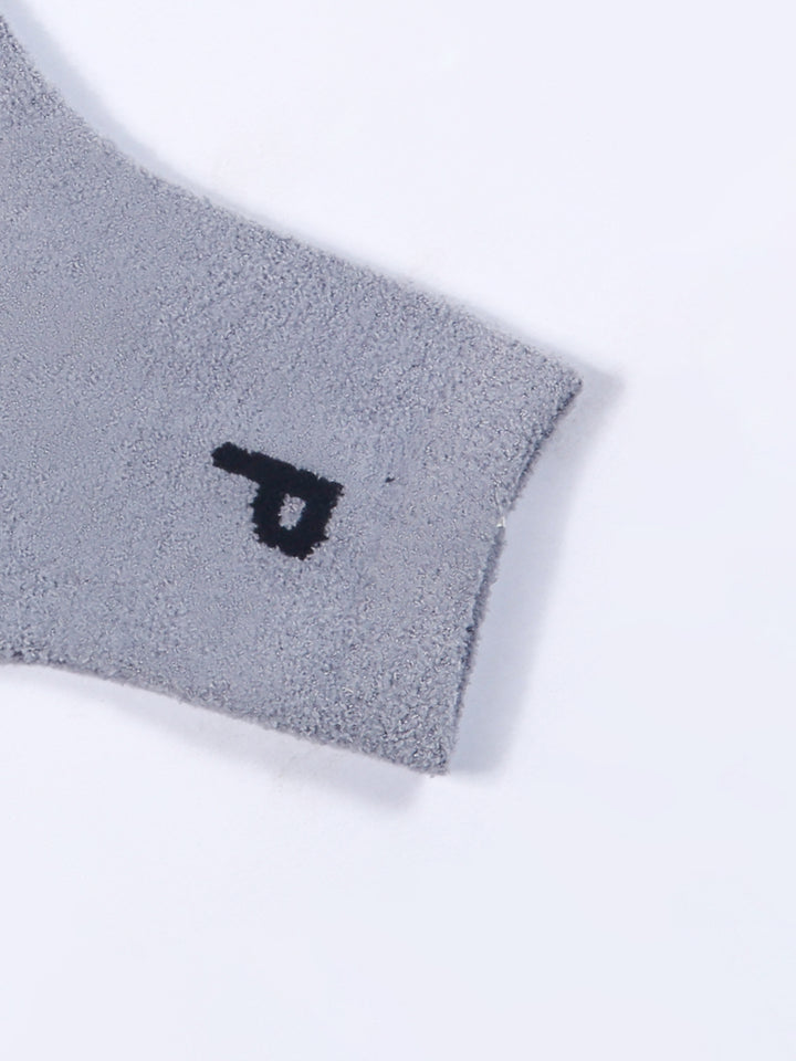 Imp Boys Socks Velour #NR1080 (W-25)(Grey)