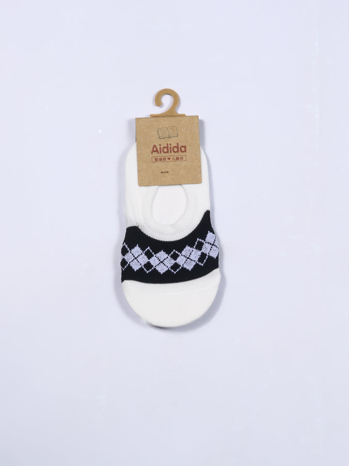 Imp Boys Loafer Socks #4167 (W-25) (White)