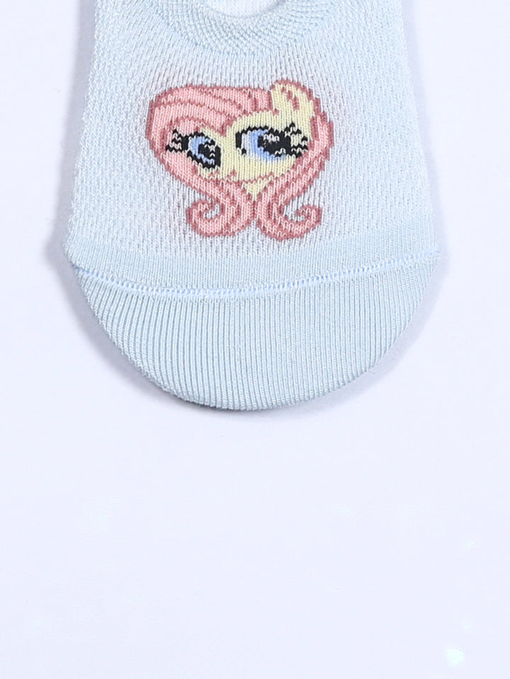 Imp Girls Loafer Socks #4191 (W-25) (Sky)