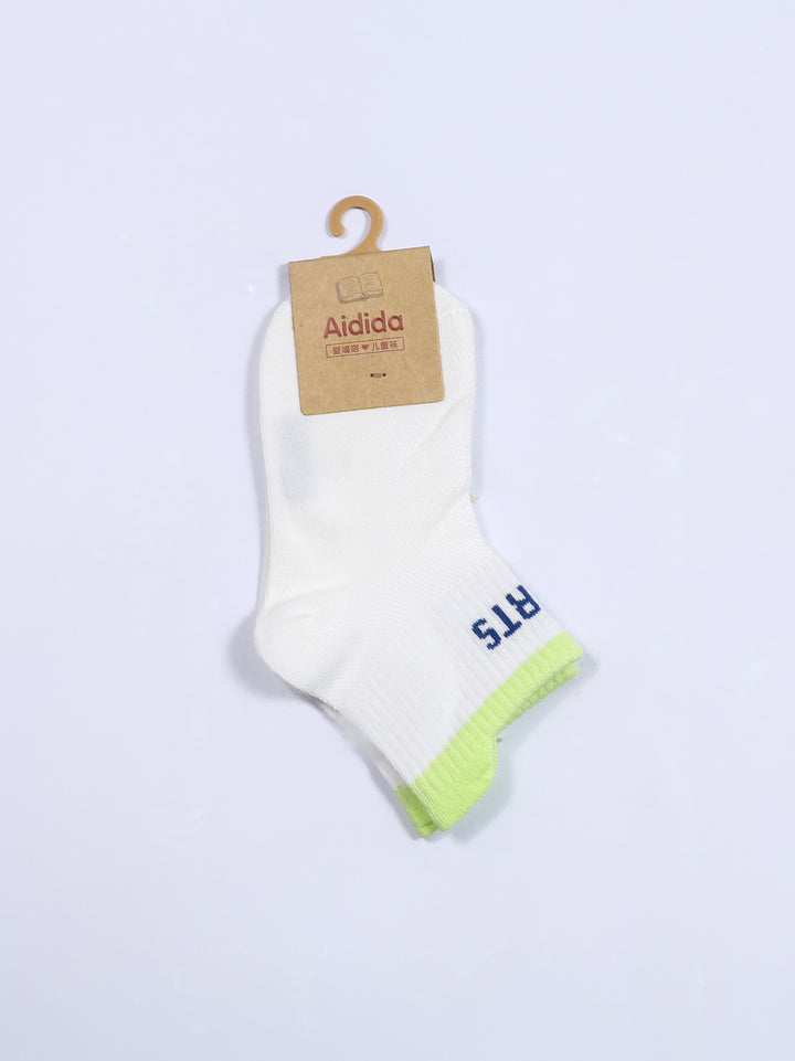 Imp Boys Socks #3821 (W-25) (White)