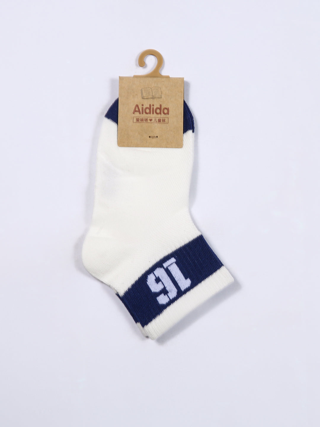 Imp Boys Socks #3818 (W-25) (White)