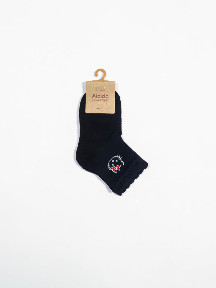 Imp Girls Socks #3861 (W-25)(Black)