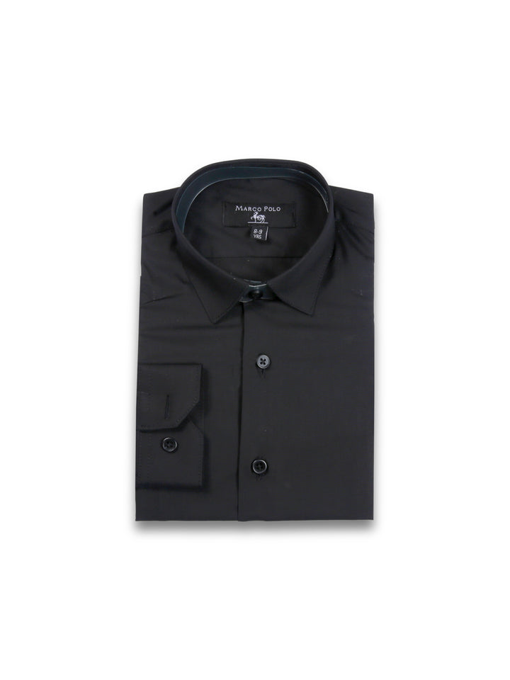 Marco Polo Boys Formal Shirt L/S #TFY02 (W-25)